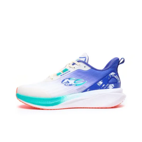 AVJV Беговые кроссовки Низкий Топ Экрю/Темно-синий Мужской