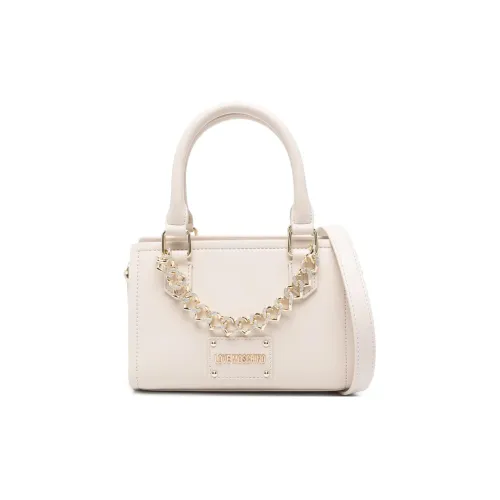 LOVE MOSCHINO Полиуретан Сумка через плечо Сумка Женская Цвет Слоновая кость
