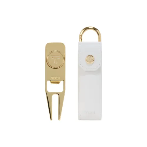 TUMI Кожа GOLF Greens Fork Belt Ring Обхват Периметр Женские Золотой