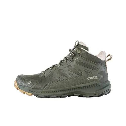 Oboz Footwear Katabatic Альпинистские и туристические ботинки Высокие Зеленые Мужские