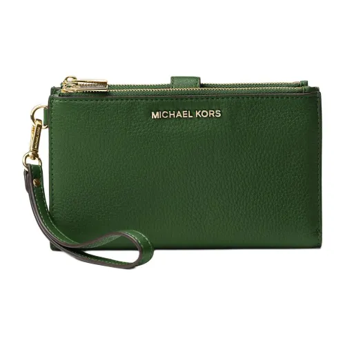 MICHAEL KORS Adele кожаный кошелек женский зеленый