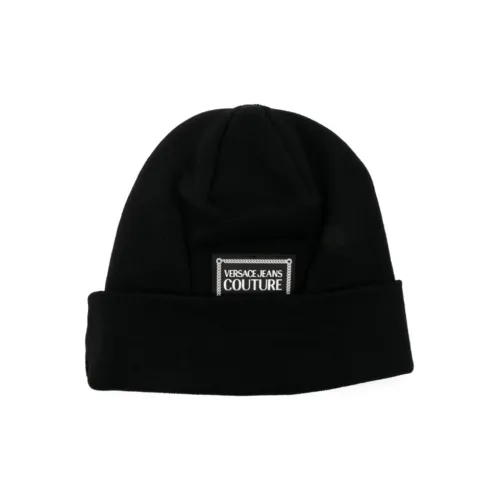 VERSACE JEANS COUTURE Акрил Wool Beanies Женские Черный