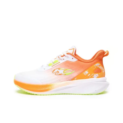 AVJV Беговые кроссовки Низкий верх Оранжевый Красный/Белый Мужской