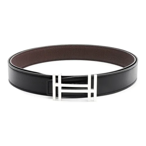 HERMES Телячья кожа Кожаные ремни Мужской Ширина 3,2 см