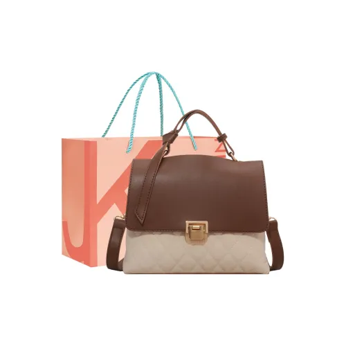 JANE KLAIN ПУ (полиуретан) Коммутирование Сумка Портативная Сумка на одно плечо Сумка через плечо Маленькая Женская Кофейная Черная Хаки