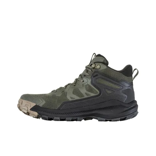 Oboz Footwear Katabatic Альпинистские и туристические ботинки Высокие Зеленые Мужские
