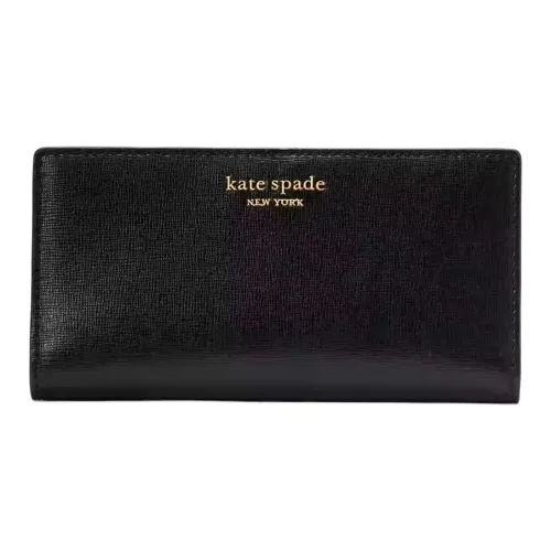 Kate Spade Saffiano кожа кошелек женский черный