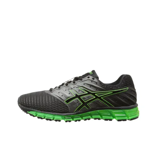 Asics Gel Quantum 180 2 Low Топ Беговые кроссовки Мужские Черные Зеленые