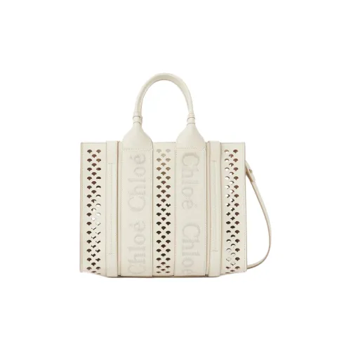 Chloe Woody с текстурой Телячья кожа Сумка через плечо Сумка Маленькая Женская Туманный Сливовый