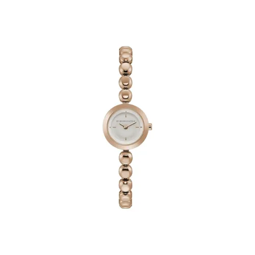 BCBGMAXAZRIA Women's Watch Кварцевый механизм Нержавеющая сталь Ремешок 23 мм Серебристый циферблат