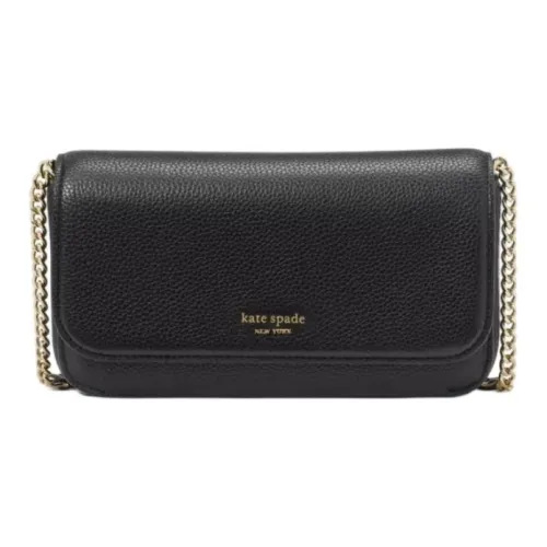 Kate Spade Сумка через плечо из текстуры личи кошелек женский черный