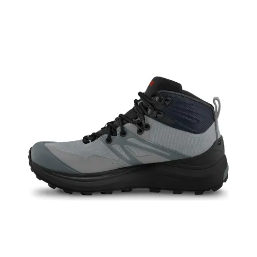 Topo Athletic Trailventure 2 Slip-resistant Abrasion-resistant High Top Streetwear Men's Gray Black Топо Атлетик Трейлвентчер 2 Противоскользящий Устойчивый к истиранию Высокий Топ Уличная Обувь Мужская Серый Черный