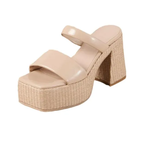 ALOHAS Слипоны Женские Бежевые