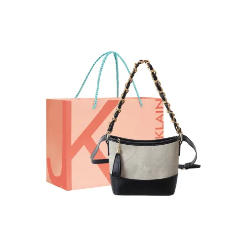 JANE KLAIN ПУ (полиуретан) Хобо Сумка Ведрообразная Сумка Сумка через плечо Сумка на плечо Женская Коричневая Черная Синяя Белая