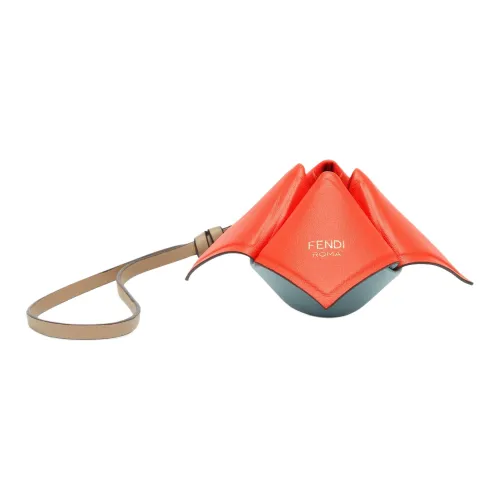 FENDI Sheepskin Подвеска Аксессуары для сумок Унисекс Красный