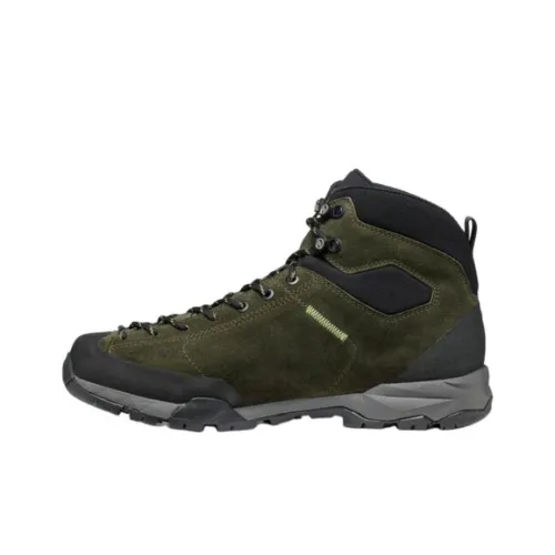 SCARPA Slip-resistant Abrasion-resistant High Top Streetwear Унисекс Green