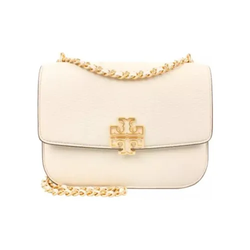 TORY BURCH Britten Коровья кожа Сумка через плечо Сумка на плечо Женская Кремово-белая