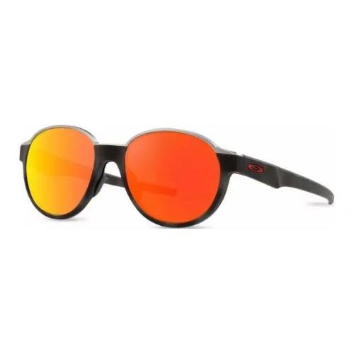 Oakley Металл Круглые Солнцезащитные очки Мужские Черные