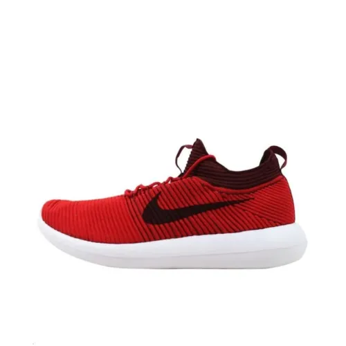 Nike Roshe Two Slip Resistant Abrasion Resistant Low Top Беговые кроссовки Унисекс Красный