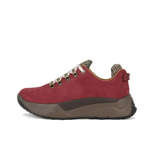 TSUBO UT Коллекция Slip-resistant Abrasion-resistant Low Top Streetwear Унисекс Бордовый