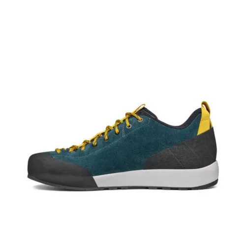 SCARPA Gecko Амортизация Износостойкие Низкие Кроссовки для скейтбординга Мужские Зеленые