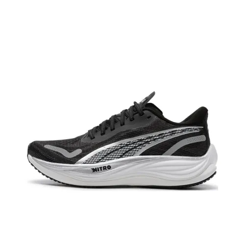 PUMA Velocity Nitro 3 Беговые кроссовки Низкий топ Черный Белый Женские