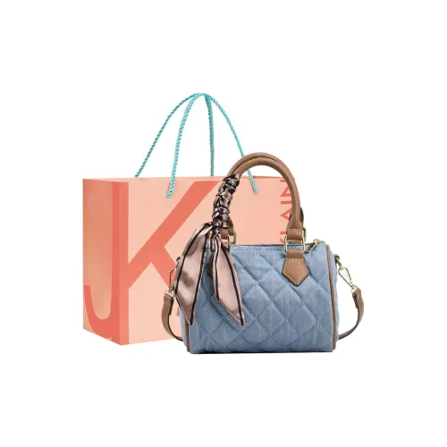 JANE KLAIN Деним Сумка Сумка через плечо Сумка через плечо Стандартная Женская Синяя