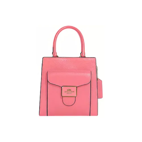 COACH Перец Галечная кожа Сумка с боковинами-гармошками Ручная сумка Сумка через плечо Маленькая Женская