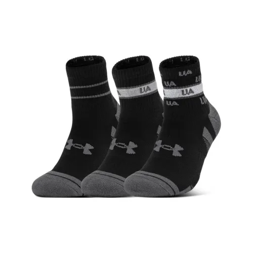 Носки до икры Under Armour Tech 3 Pack Black Unisex MID