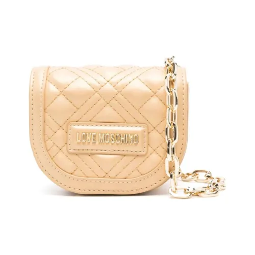 LOVE MOSCHINO ПУ (полиуретан) Сумка через плечо Мини Женская Золотая