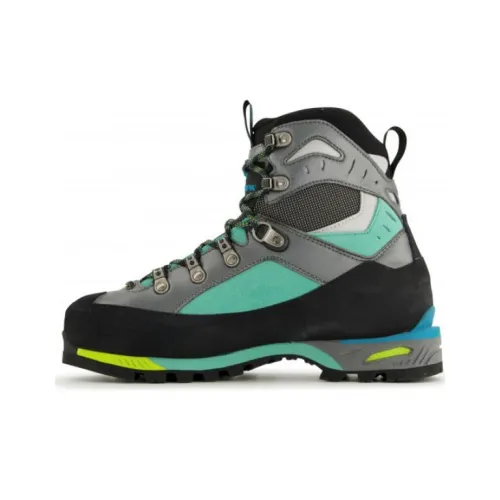 SCARPA Амортизаторы Slip-resistant MID Топ Альпинистская обувь Женская Сине-зеленая