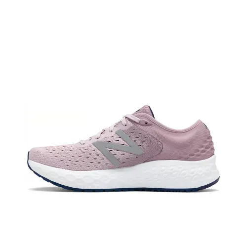 New Balance NB Свежий Foam 1080 v9 Свежий Foam Устойчивый к истиранию Дышащие Низкий Топ Беговые кроссовки Женские Светло-фиолетовый