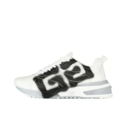 Chito x GIVENCHY GIV 1 Low Топ Повседневные Спортивные Кроссовки Мужские Белый Черный