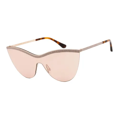 Jimmy Choo Нерегулярная форма Солнцезащитные очки Женские Золото