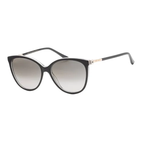 Jimmy Choo Ацетатные солнцезащитные очки "Кошачий глаз" женские черные