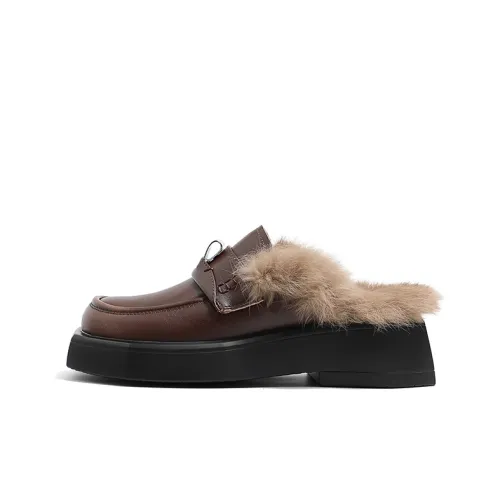 MIS. DANNY Домашние тапочки Женские Коричневый