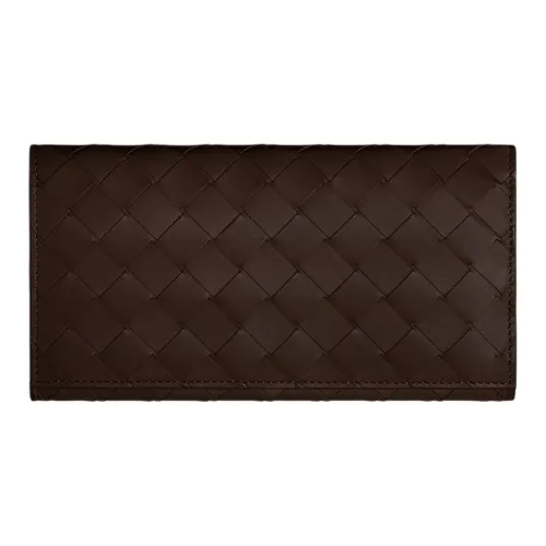 Bottega Veneta Телячья кожа Монетница Кошелек Мужской Жевательные конфеты Коричневый