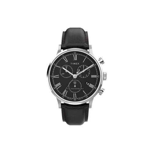 TIMEX Кварцевый механизм Мужские часы 40мм*40мм*10мм Черный