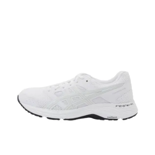 10 CORSO COMO x Asics Гель Contend 5 Амортизация Износостойкий Низкий Топ Беговые кроссовки Женские Белые