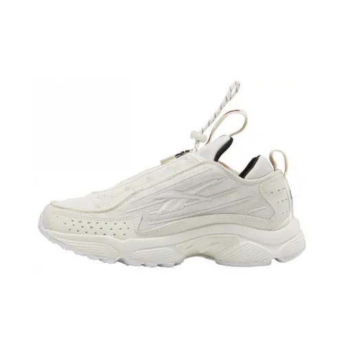 Reebok DMX Series 2200 Zip Амортизация и Дышащий Низкий Топ Повседневная Обувь Женская Чисто Белый