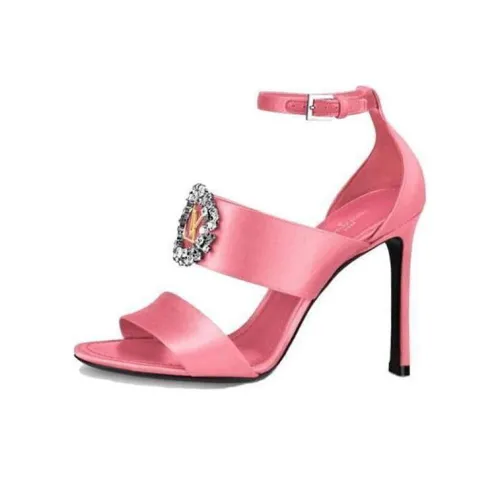 LOUIS VUITTON Madeleine One Strap Sandals Women's Pink