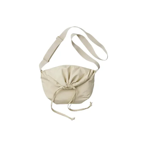 UNIQLO Хлопок с полиэстером сумка через плечо обычная унисекс светлый бежевый черный зеленый бургунди