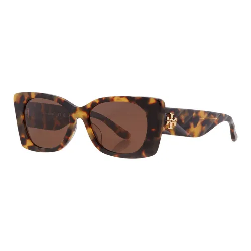 TORY BURCH Прямоугольные Солнцезащитные очки Женские Черепаховый