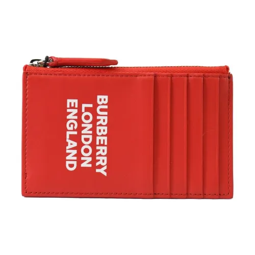 Кошелек из коровьей кожи Burberry держатель для карт унисекс красный