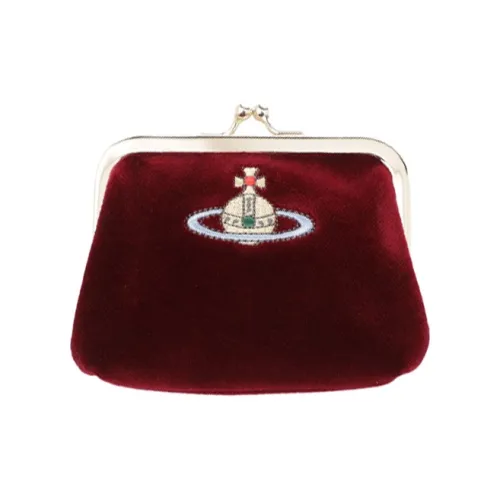 Vivienne Westwood Ткань Кошелек для монет Женский Бордовый цвет