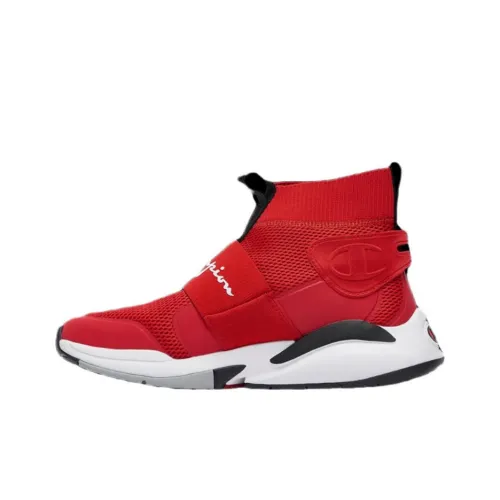 Champion XG Pro Амортизация Износостойкий Высокий Топ Повседневная Обувь Мужская Красный Белый Черный