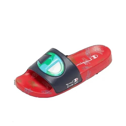 Champion IPO Together Слипоны Мужской Черный Красный