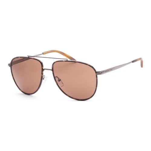 MICHAEL KORS Металл Aviator Солнцезащитные очки Мужской Tortoiseshell