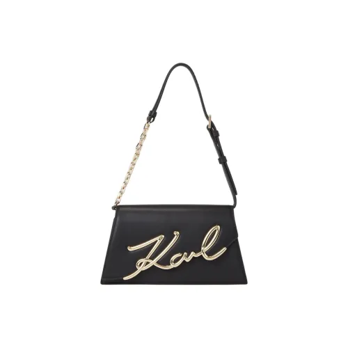 Сумка из коровьей кожи Karl Lagerfeld сумка через плечо среднего размера женская черная