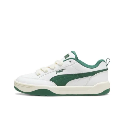 PUMA Park Lifestyle Low Топ Скейтборд Кроссовки Унисекс Белый Зеленый